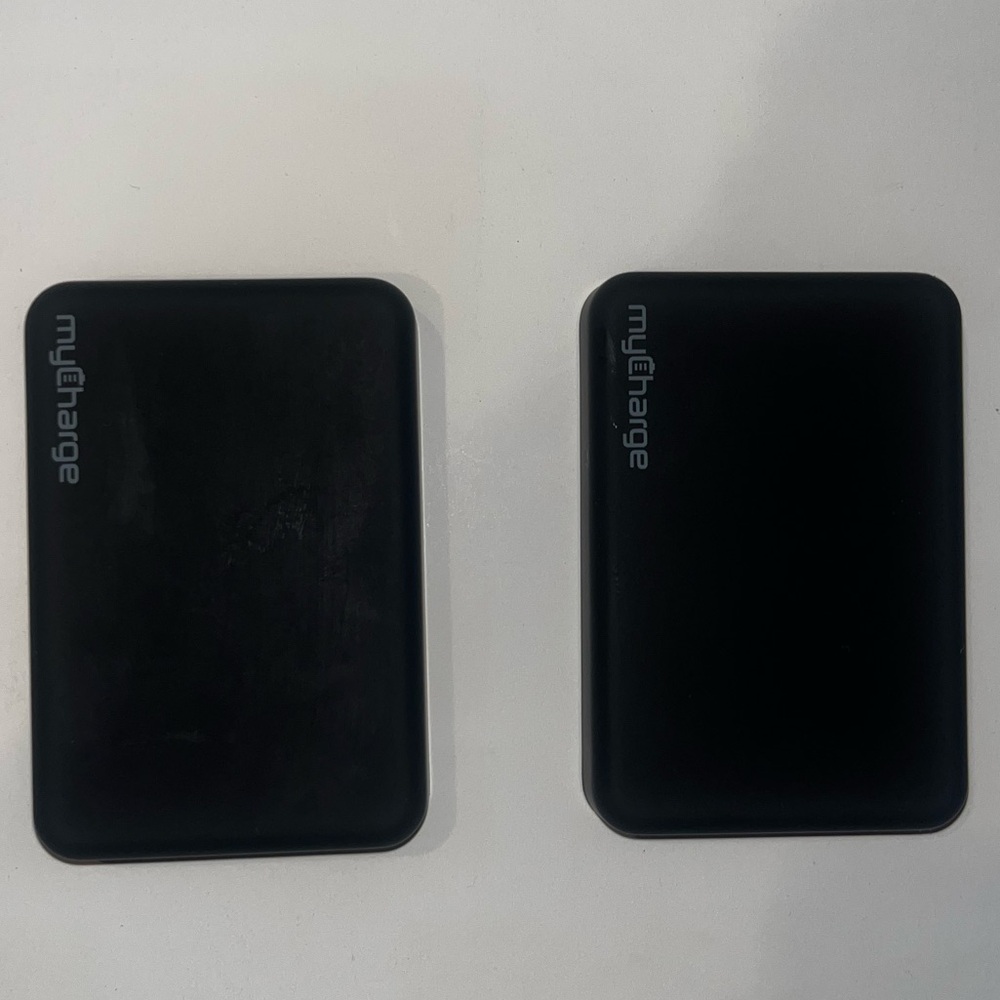 MyCharge Magnetic Wireless Powerbank portable charger 5,000mAh, 2-pack 🖤